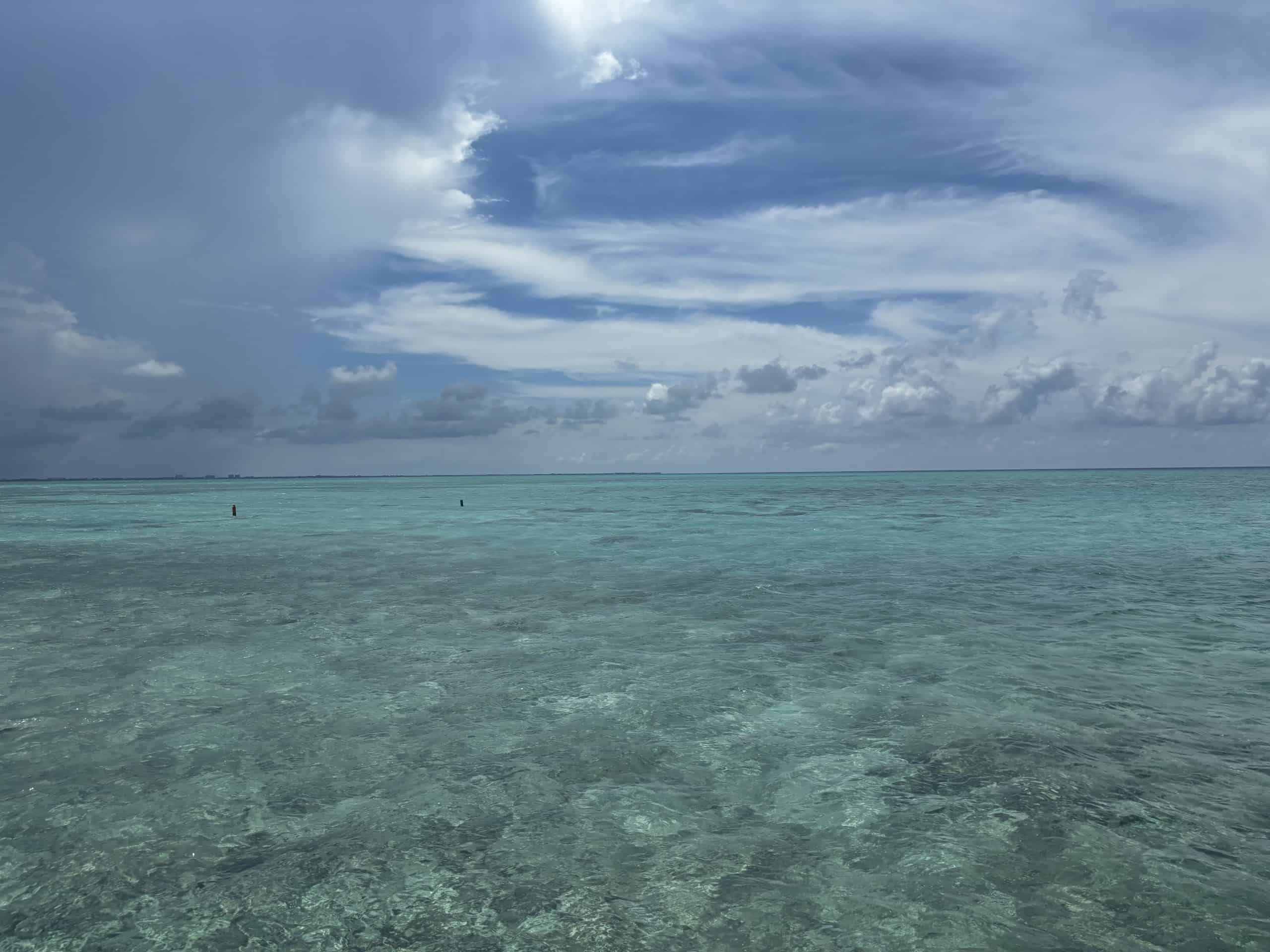 The ocean view at Rum Point, Grand Cayman
