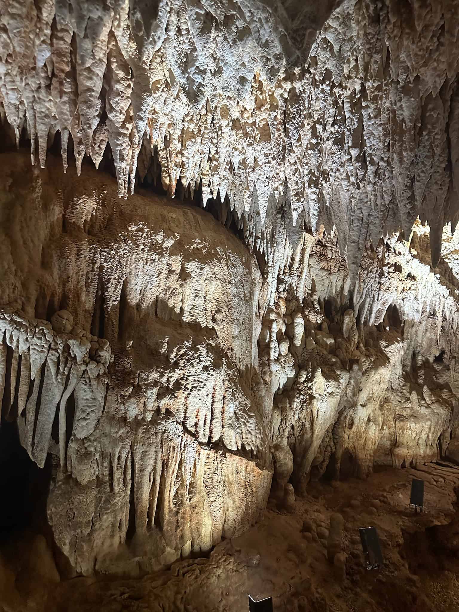 Massive crystal formations in the Cayman Islands' Crystal Caves