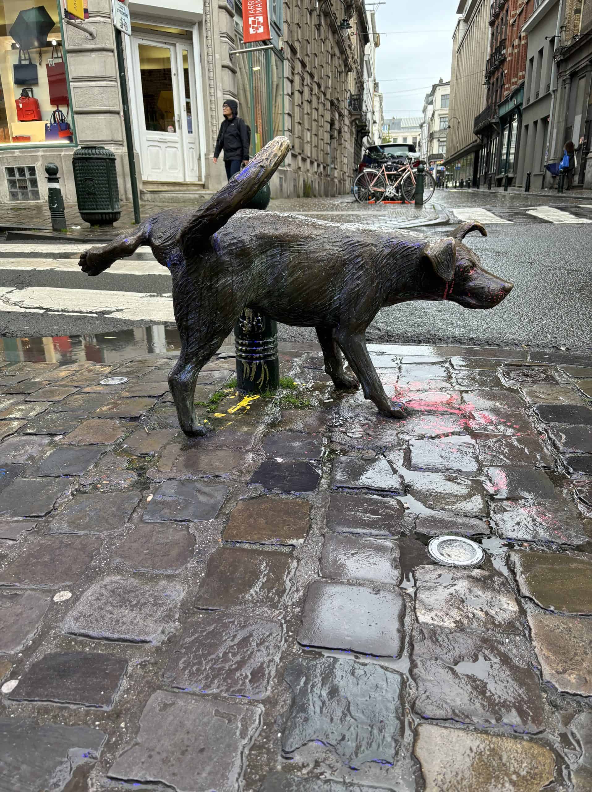 The statue Zinneke Pis in Brussels.